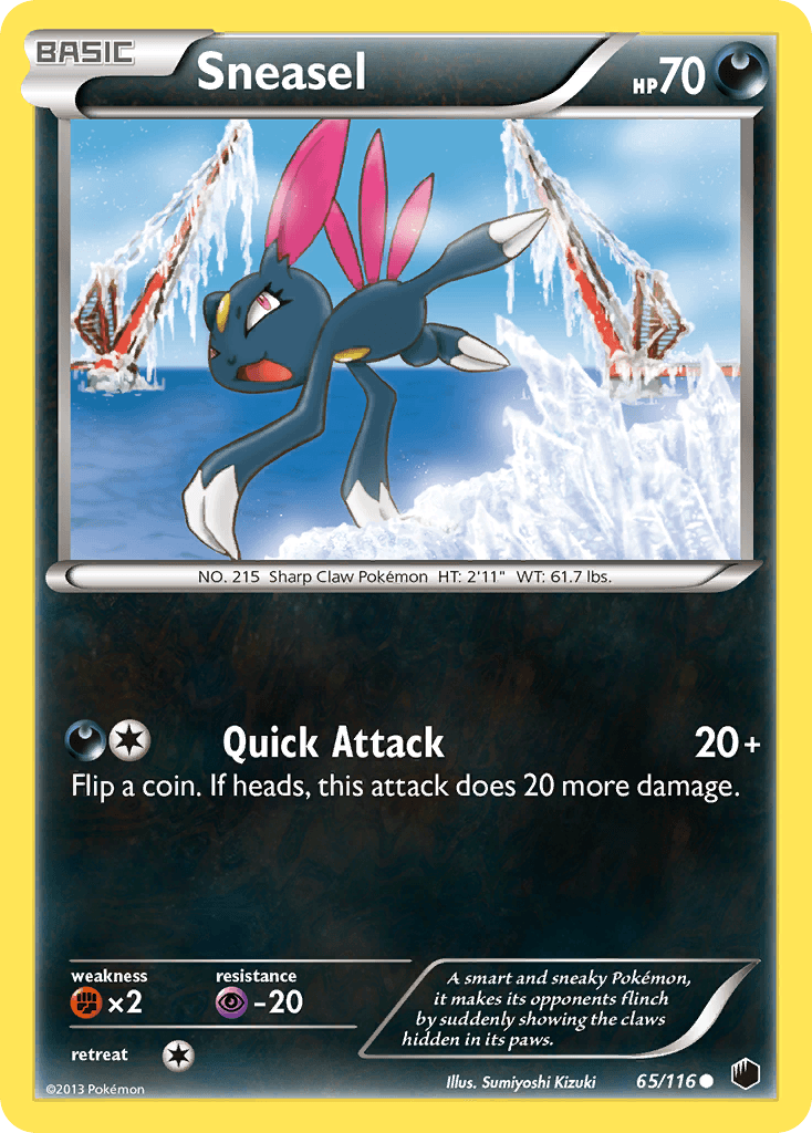 Sneasel Pokémon card
