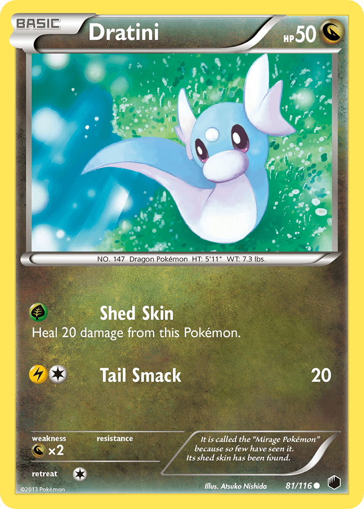 Dratini Pokémon card