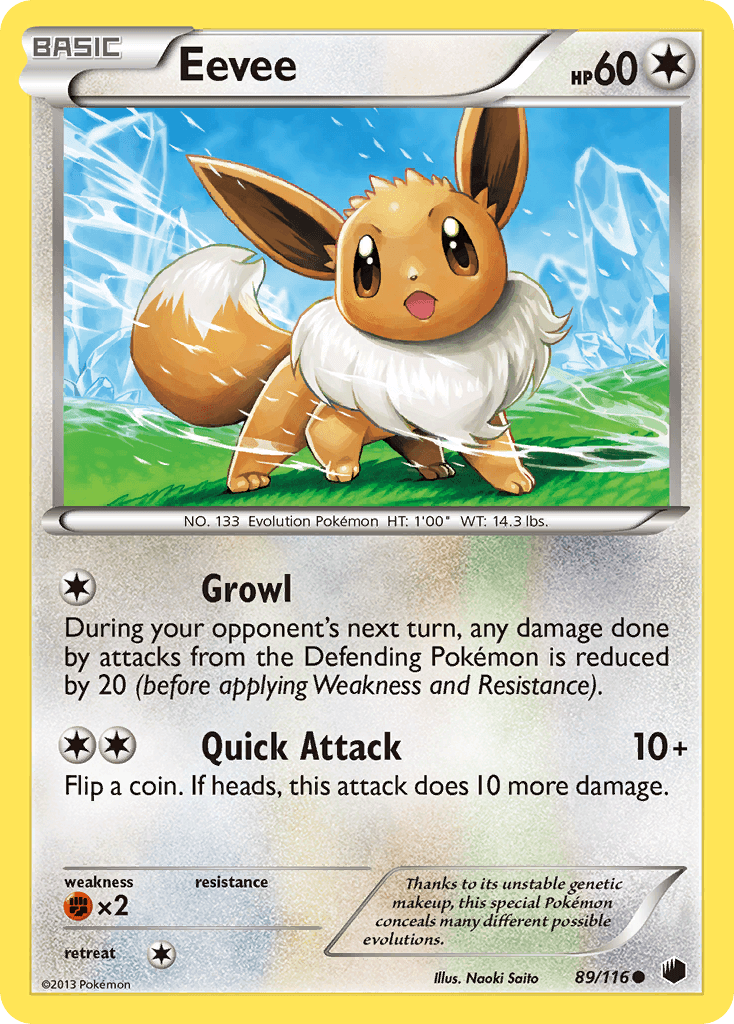 Eevee from Plasma Freeze