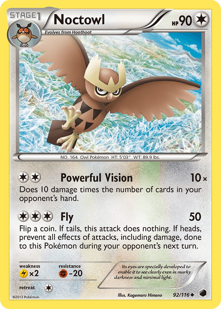 Noctowl Pokémon card