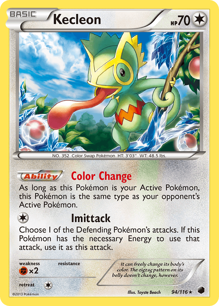 Kecleon Pokémon card