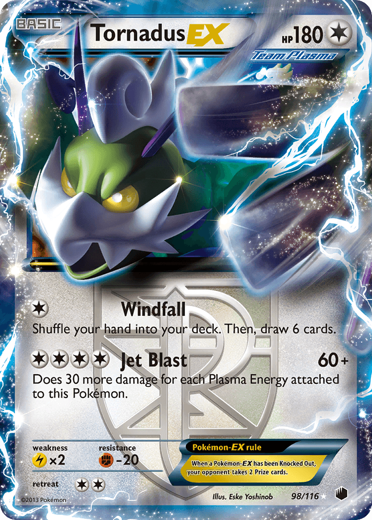 Tornadus-EX Pokémon card