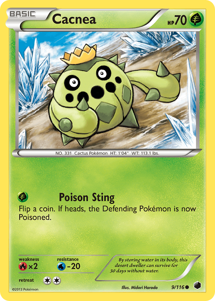 Cacnea Pokémon card