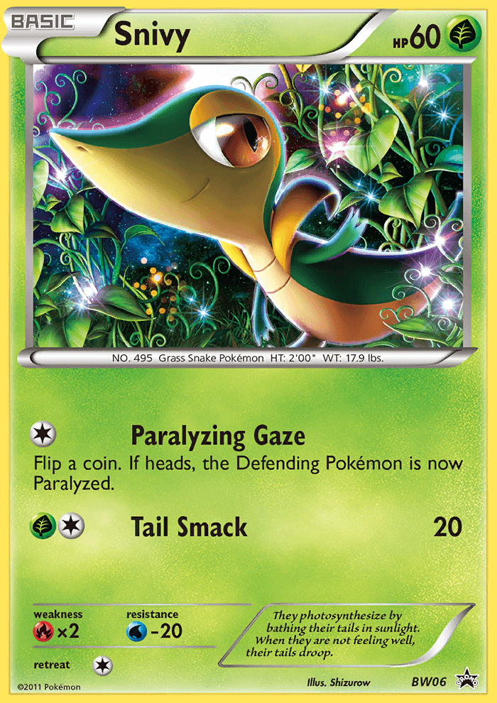 Snivy Pokémon card
