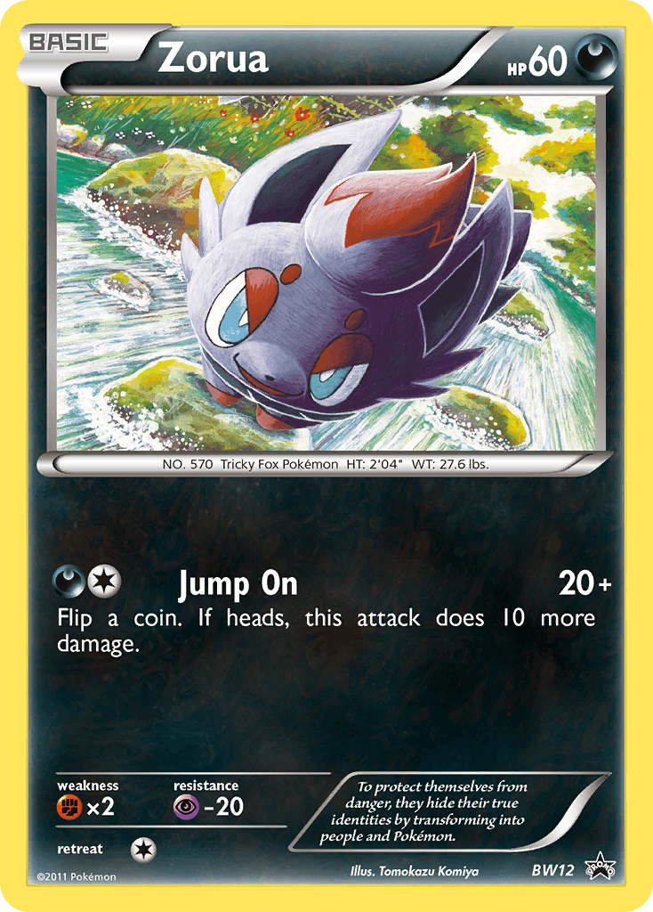 Zorua Pokémon card
