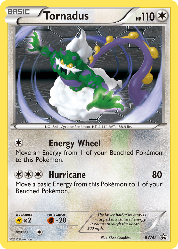 Tornadus Pokémon card
