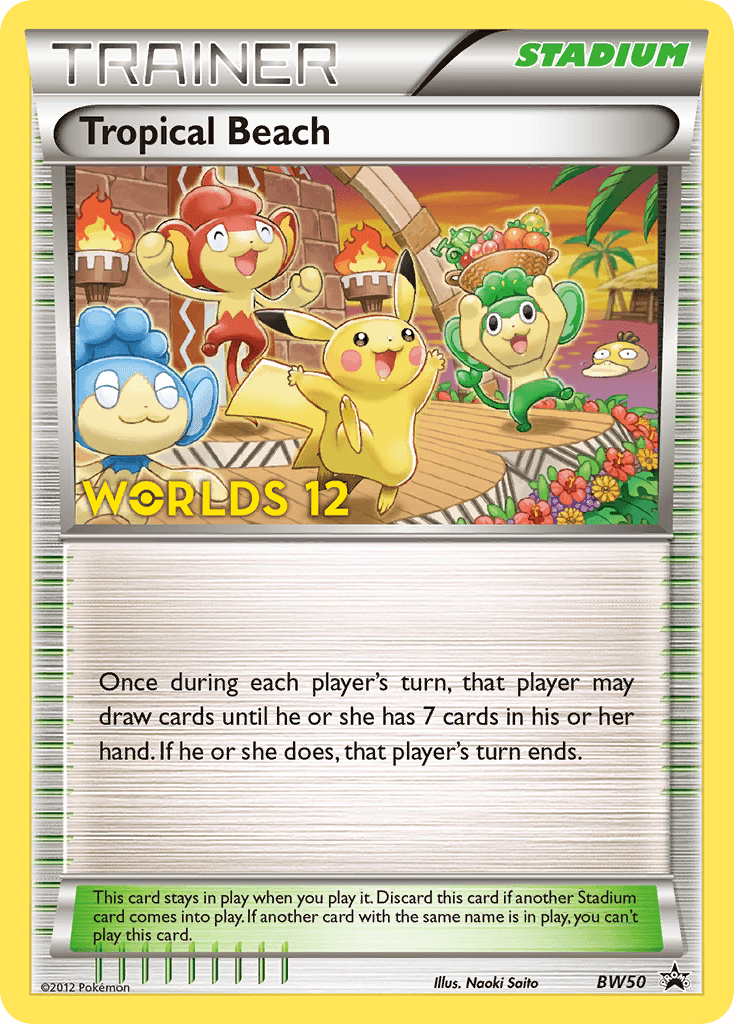 Tropical Beach Pokémon card