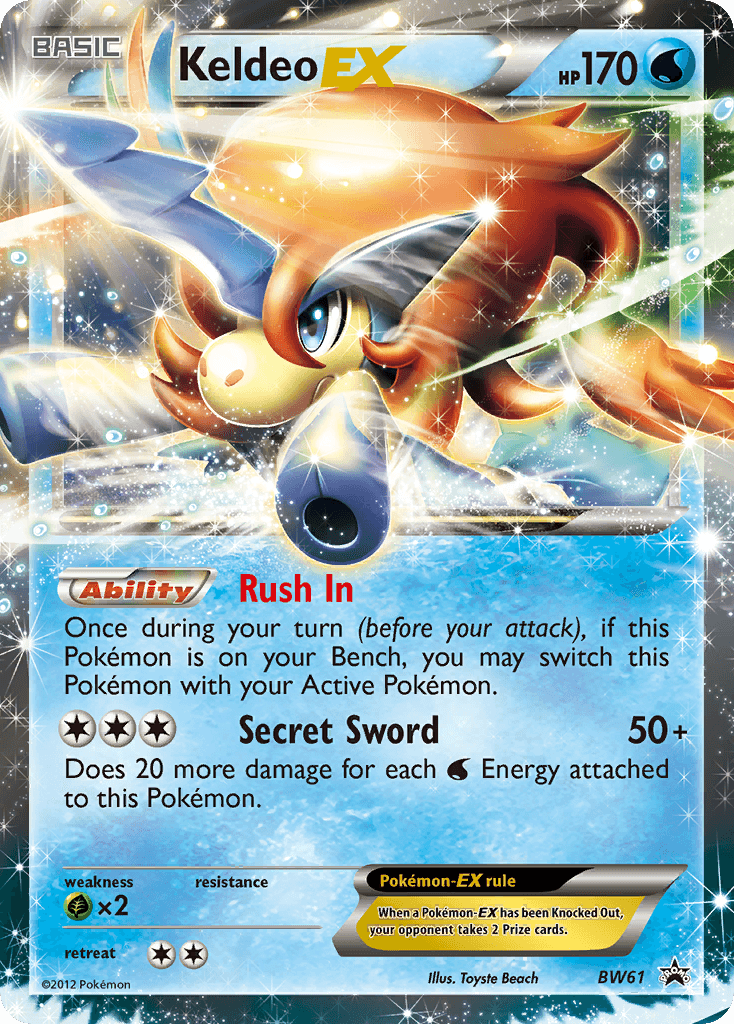Keldeo-EX Pokémon card