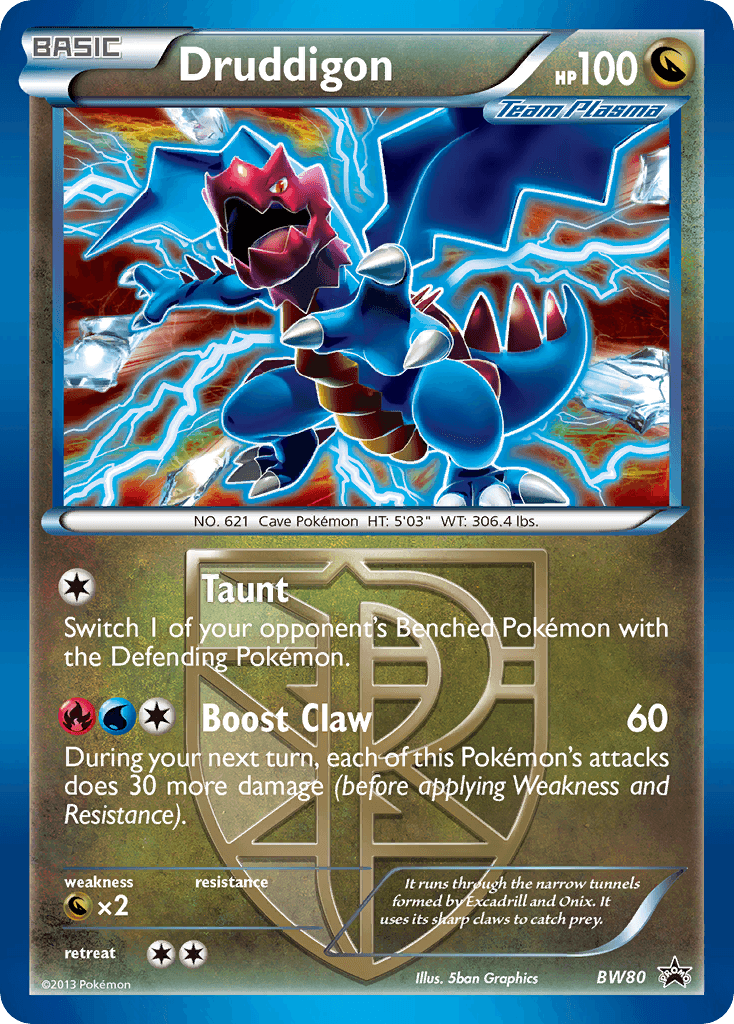 Druddigon Pokémon card