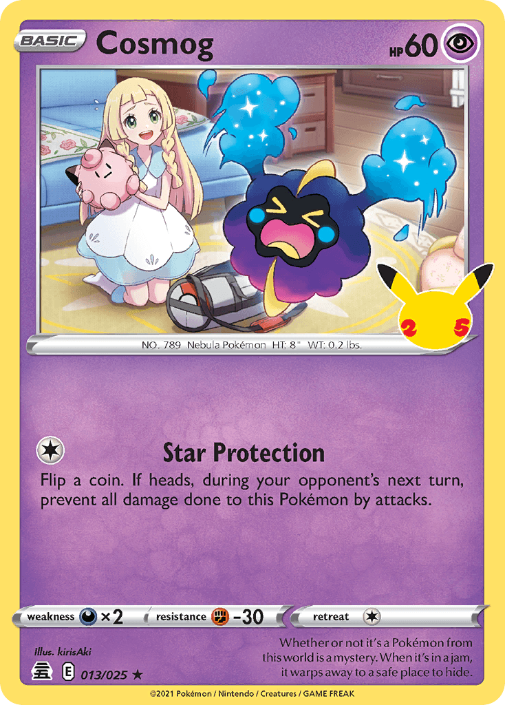 Cosmog Pokémon card
