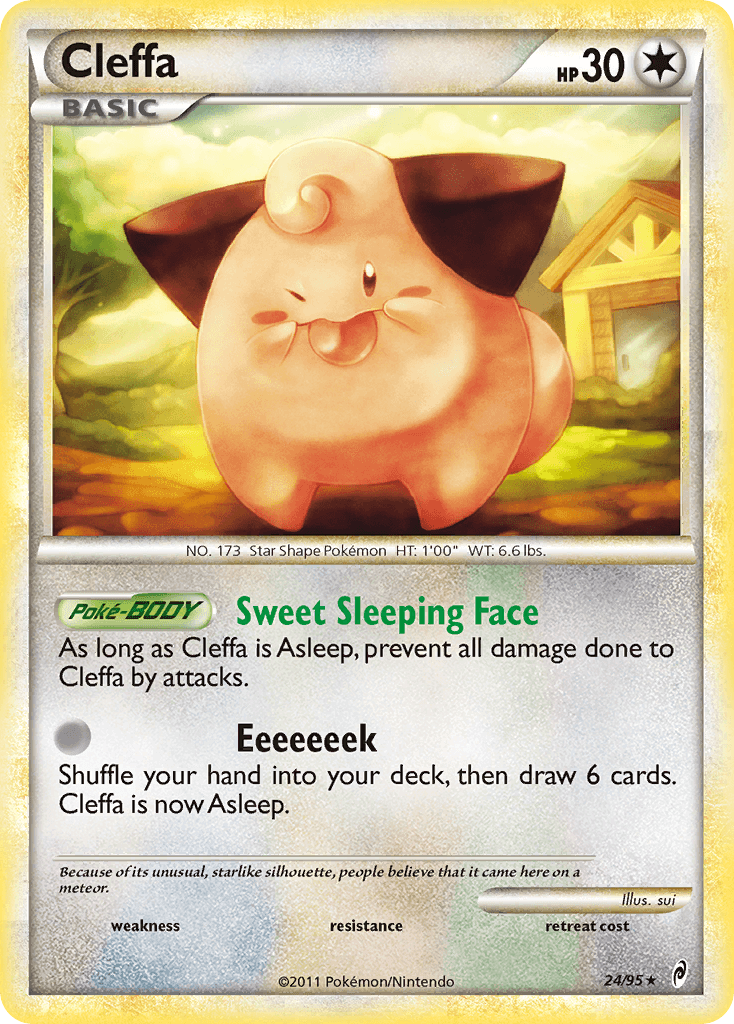 Cleffa Pokémon card