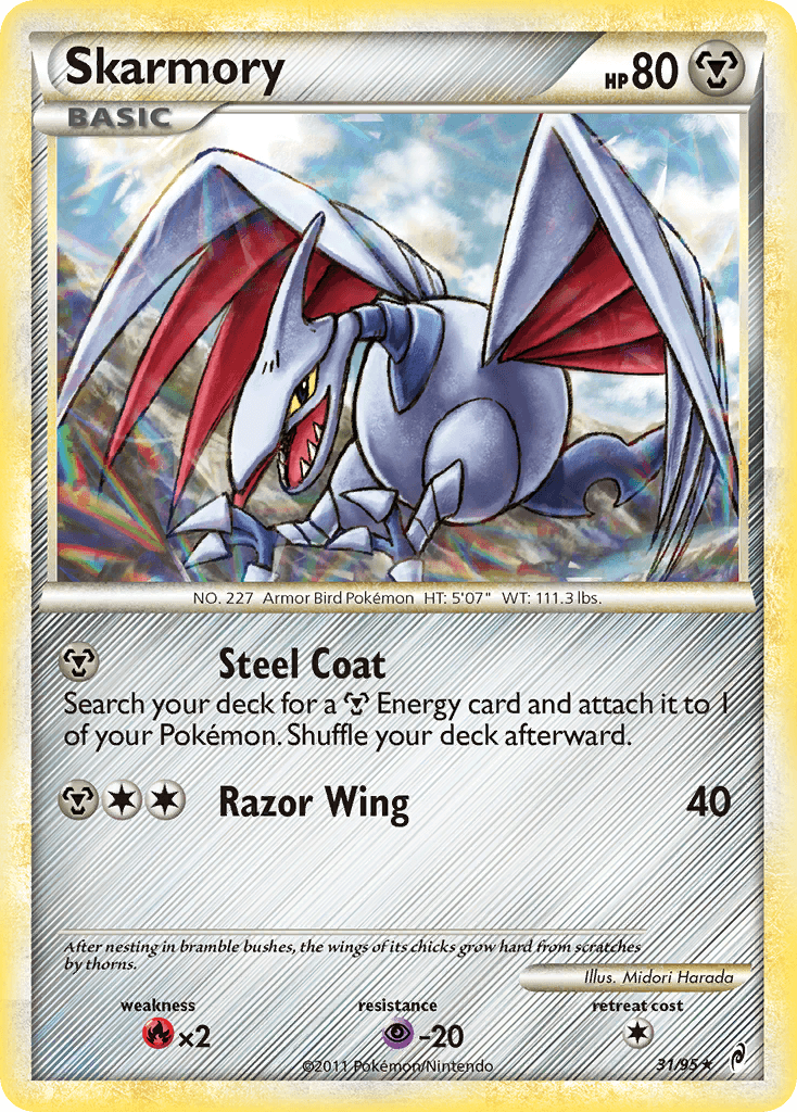 Skarmory Pokémon card