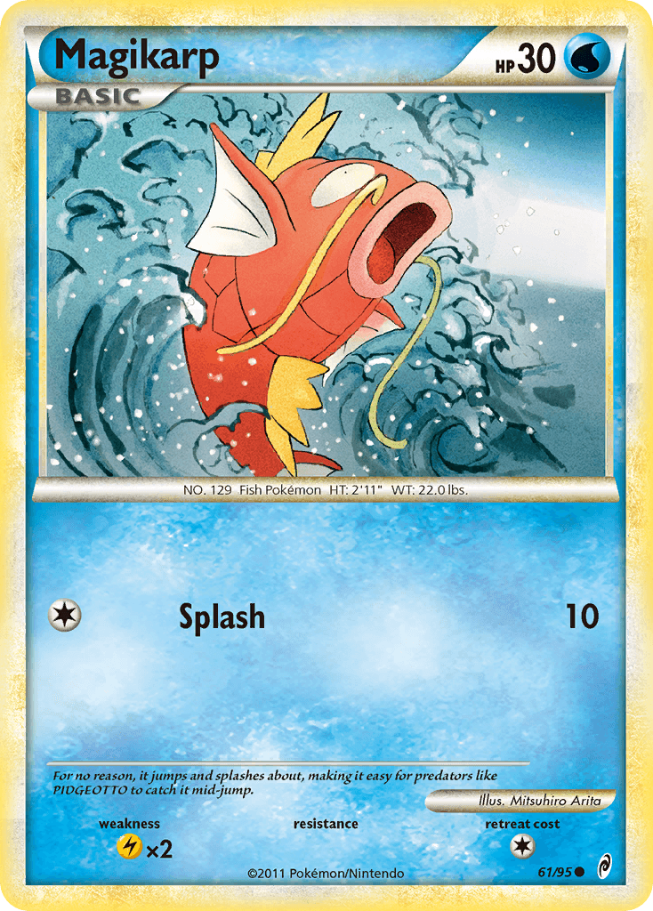 Magikarp Pokémon card