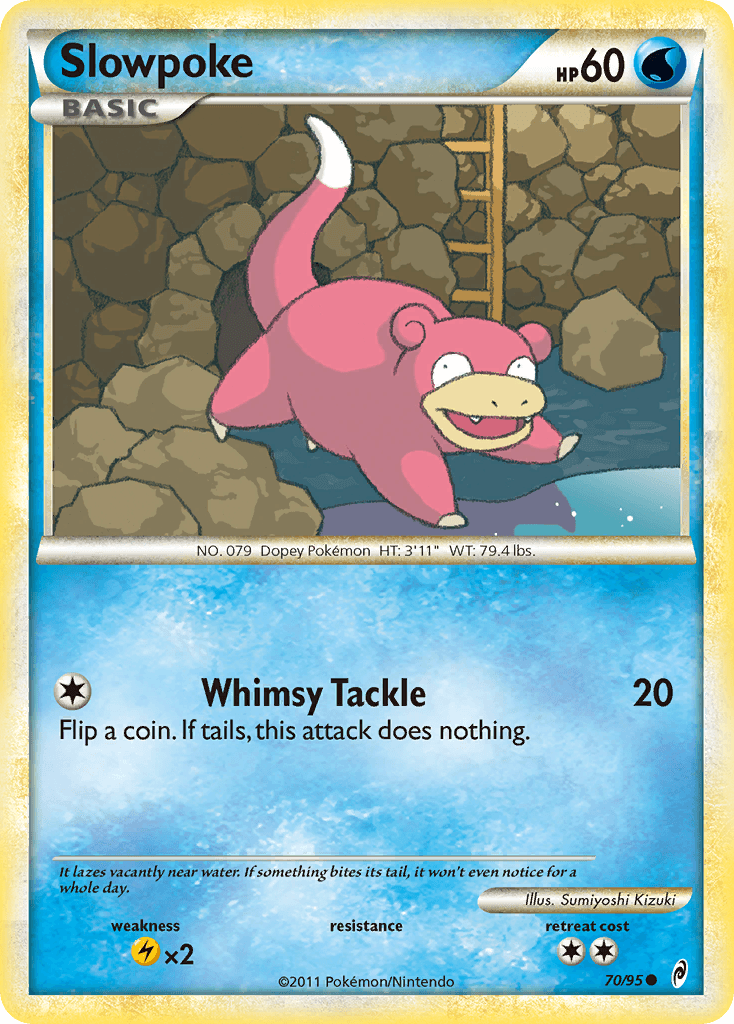Slowpoke Pokémon card