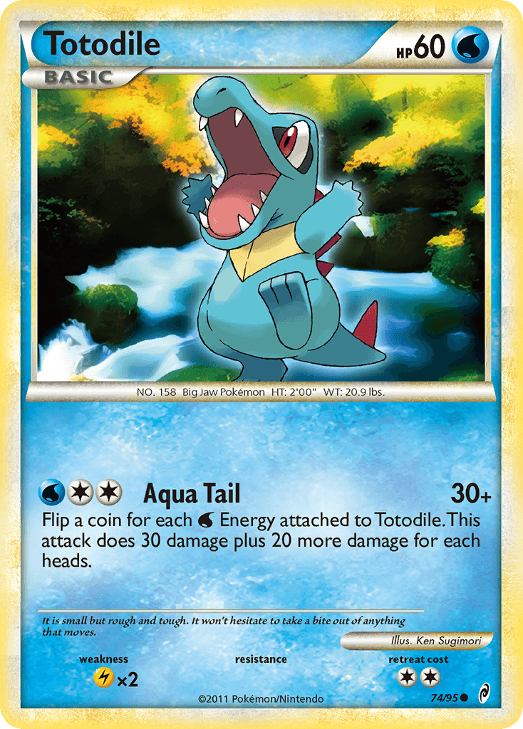 Totodile Pokémon card