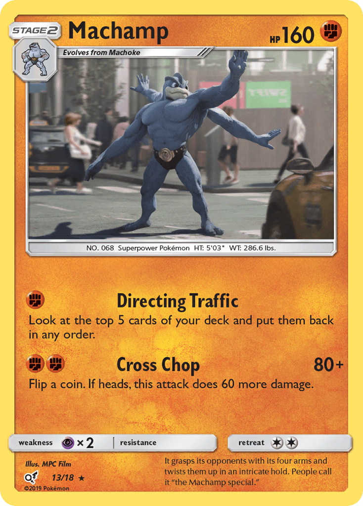 Machamp Pokémon card