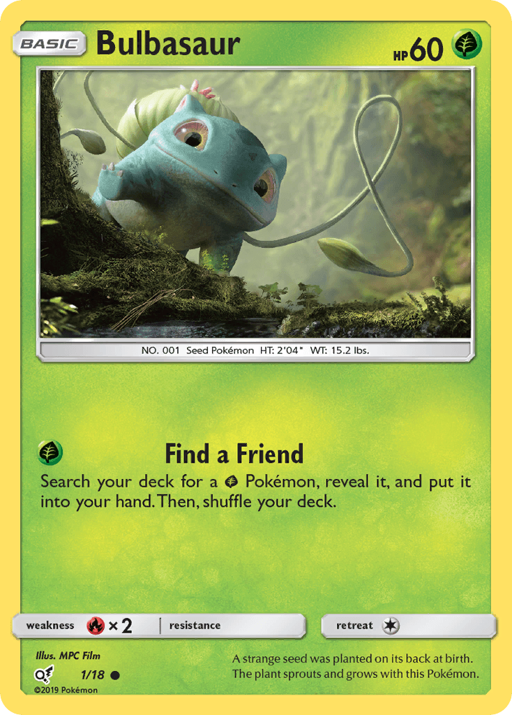Bulbasaur Pokémon card