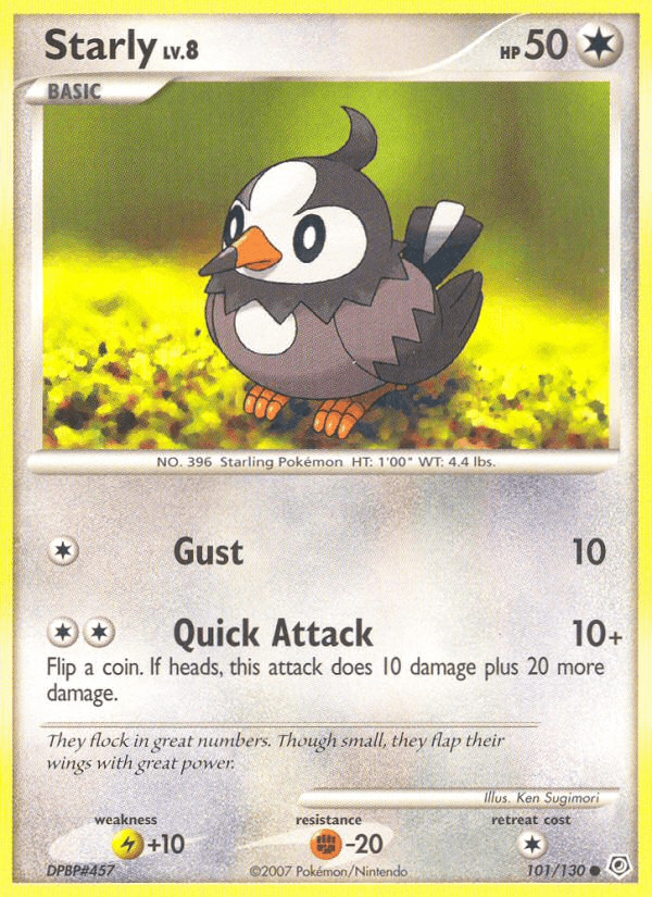 Starly Pokémon card