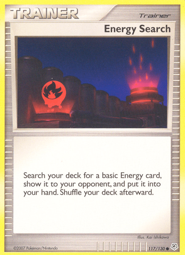 Energy Search Pokémon card