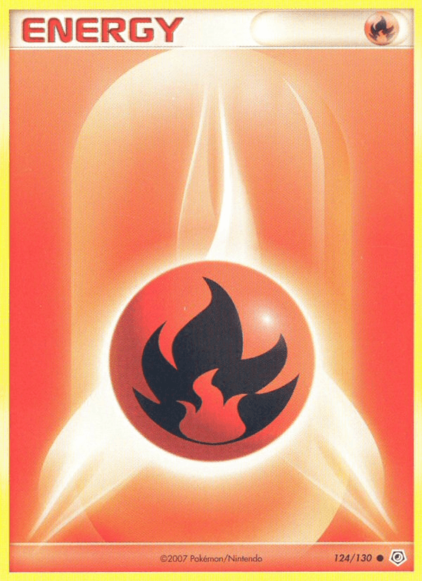Fire Energy Pokémon card