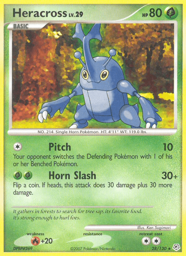Heracross Pokémon card