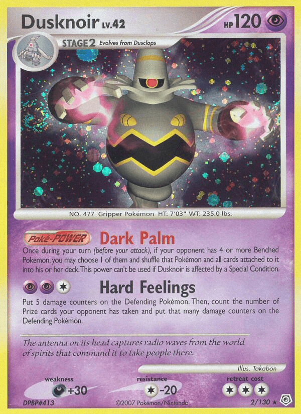 Dusknoir Pokémon card