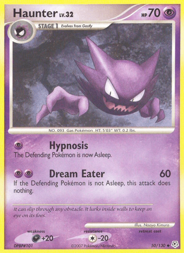 Haunter Pokémon card