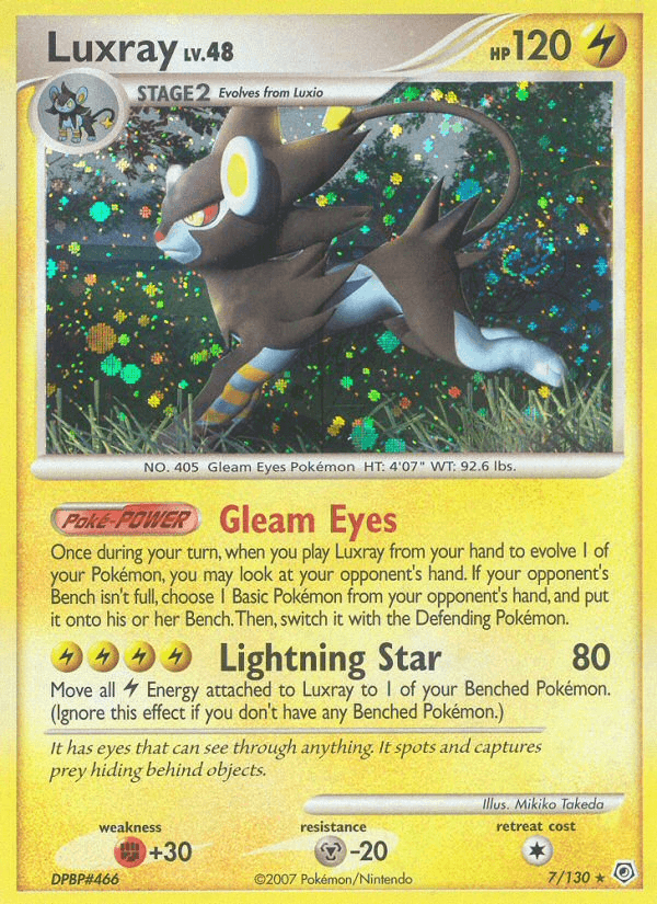 Luxray Pokémon card