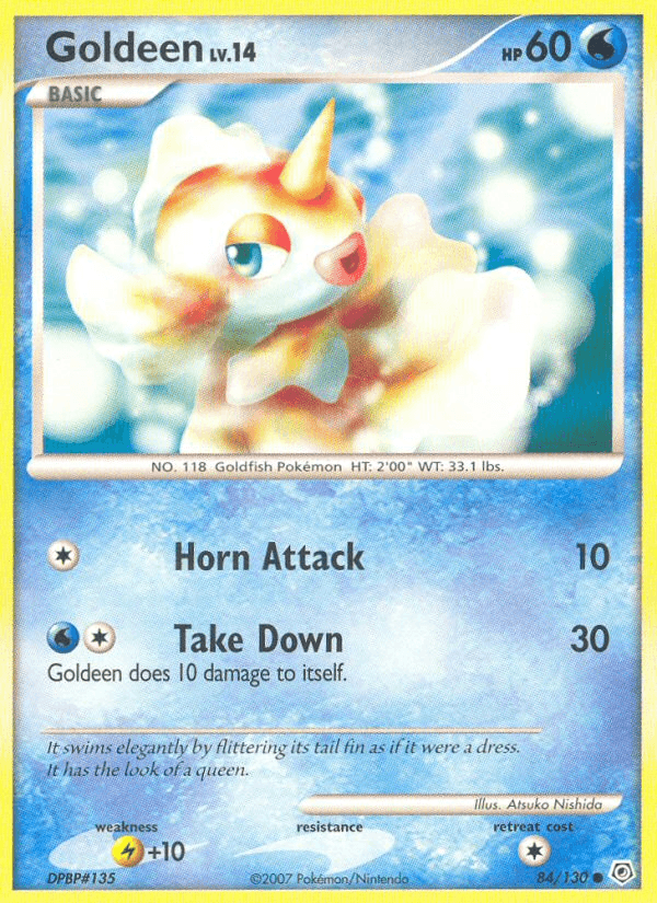 Goldeen Pokémon card