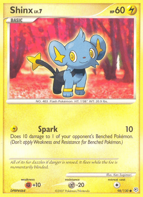 Shinx Pokémon card