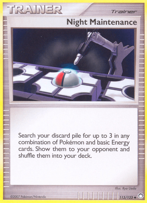 Night Maintenance Pokémon card