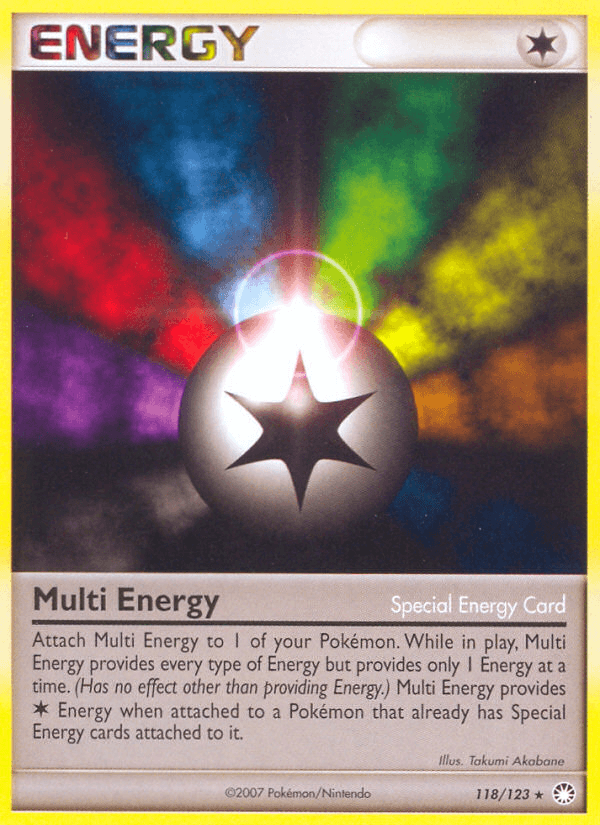 Multi Energy Pokémon card