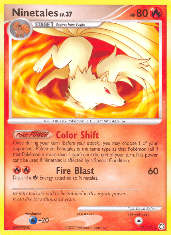 Ninetales from Mysterious Treasures