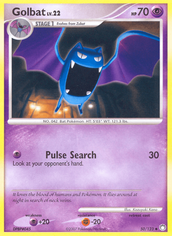 Golbat Pokémon card