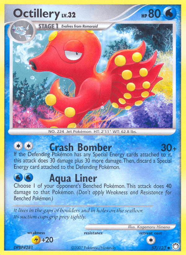 Octillery Pokémon card