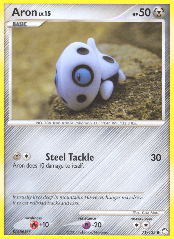 Aron Pokémon card