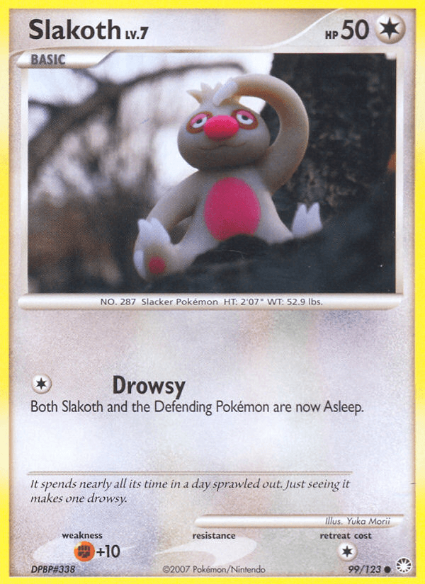 Slakoth Pokémon card
