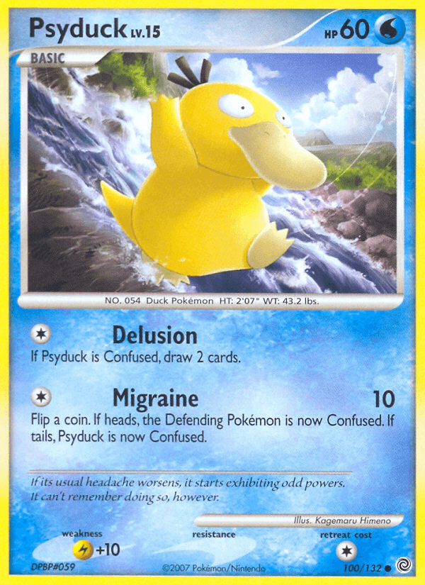 Psyduck Pokémon card
