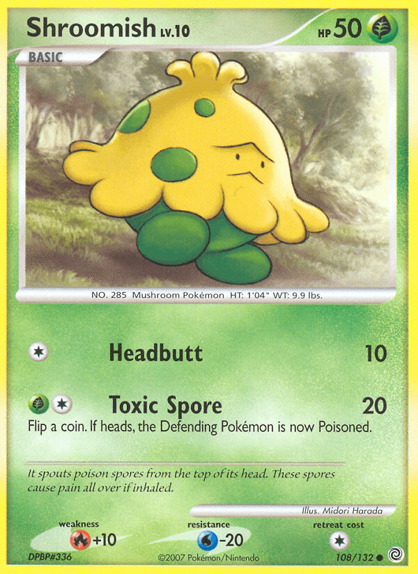 Shroomish Pokémon card