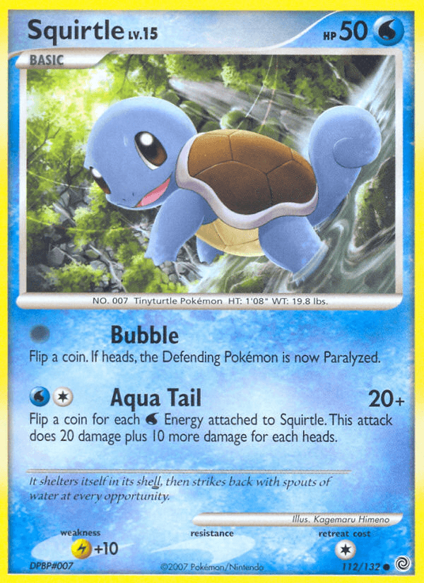 Squirtle Pokémon card