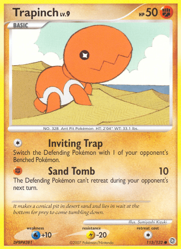 Trapinch Pokémon card