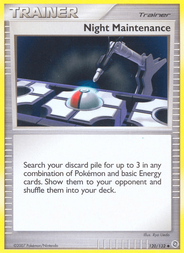 Night Maintenance Pokémon card