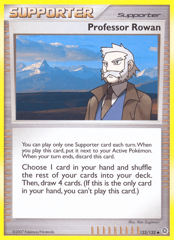 Professor Rowan Pokémon card