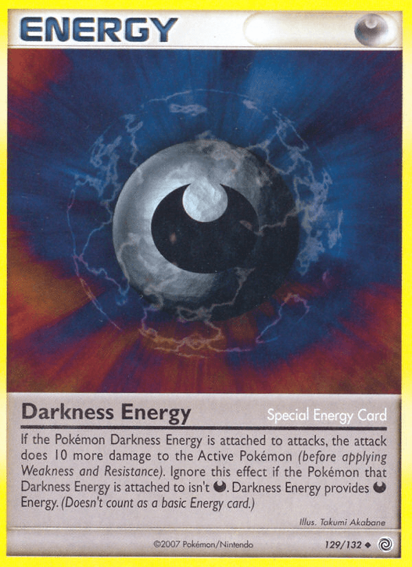 Darkness Energy Pokémon card