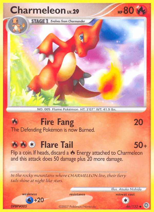 Charmeleon Pokémon card