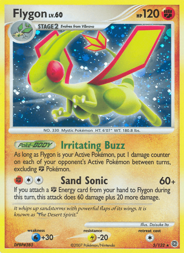 Flygon Pokémon card