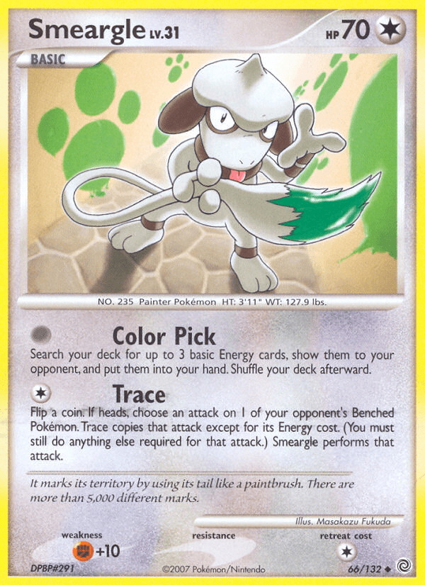 Smeargle Pokémon card