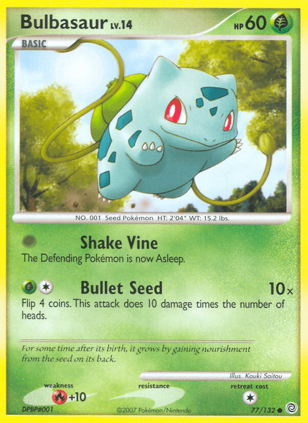 Bulbasaur Pokémon card