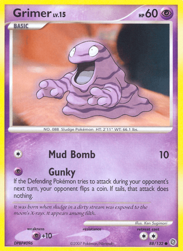 Grimer Pokémon card