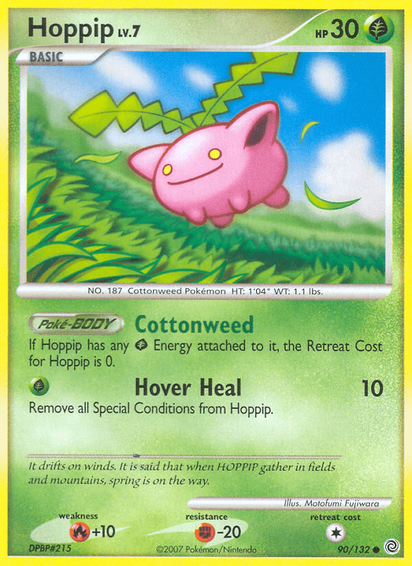 Hoppip Pokémon card